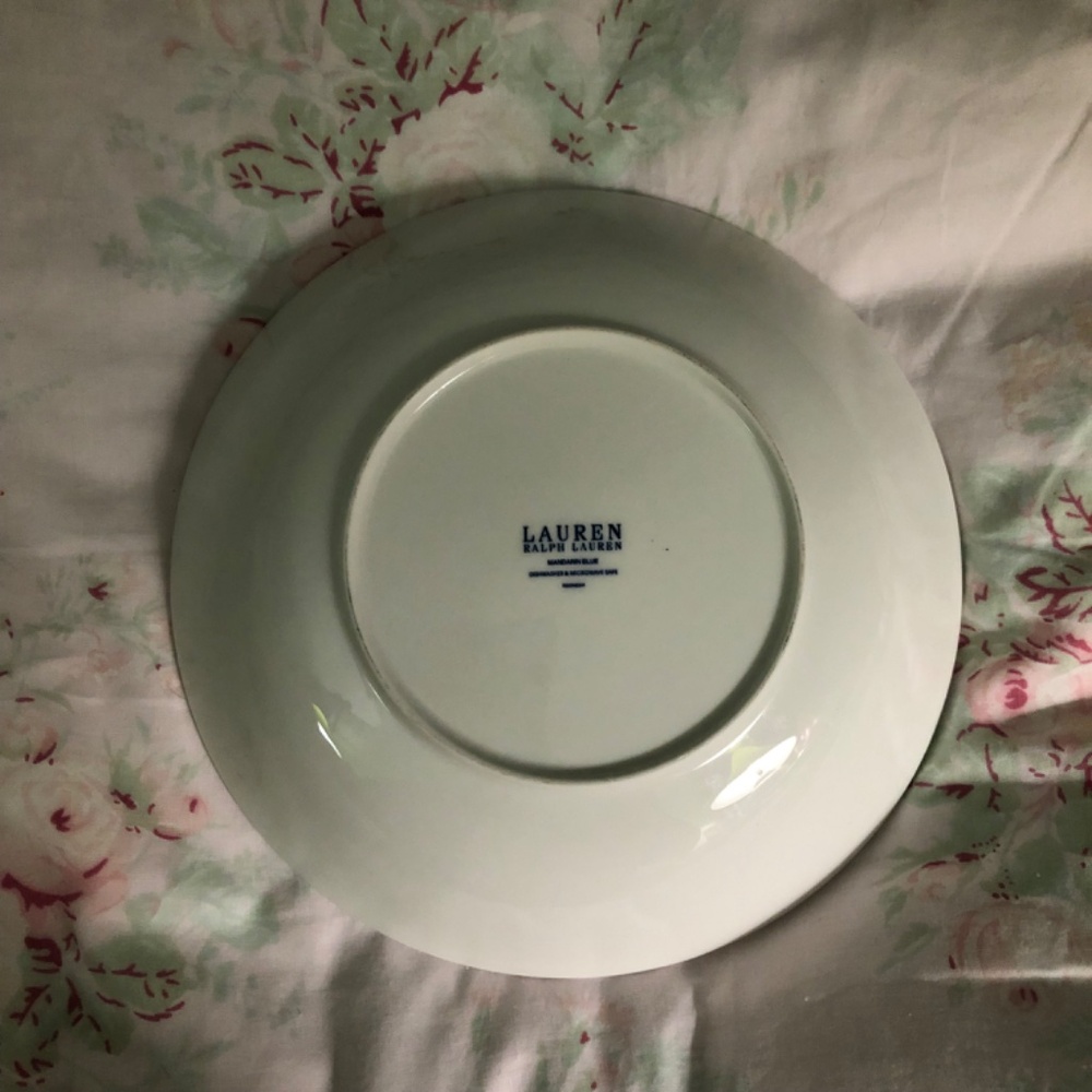 Ralph Lauren set of 2 discontinued Mandarin Blue chinoiserie coupe soup bowls - Picture 6 of 11